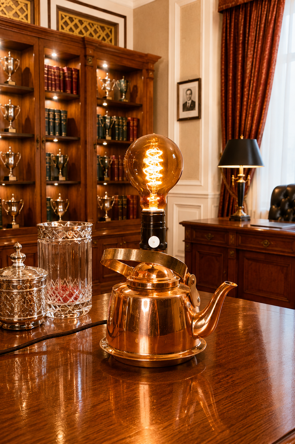Copper Pot Lamp